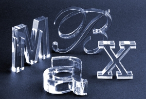 Laser cutting of the material plastic